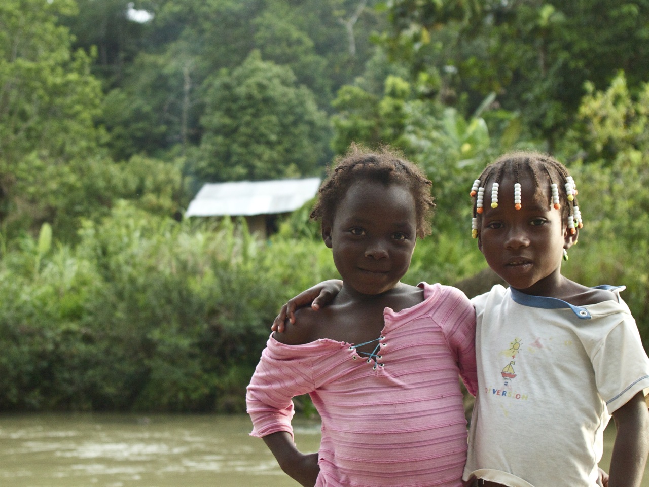 Friends from the mercury-free mining community of Tado, Chacó, Colombia